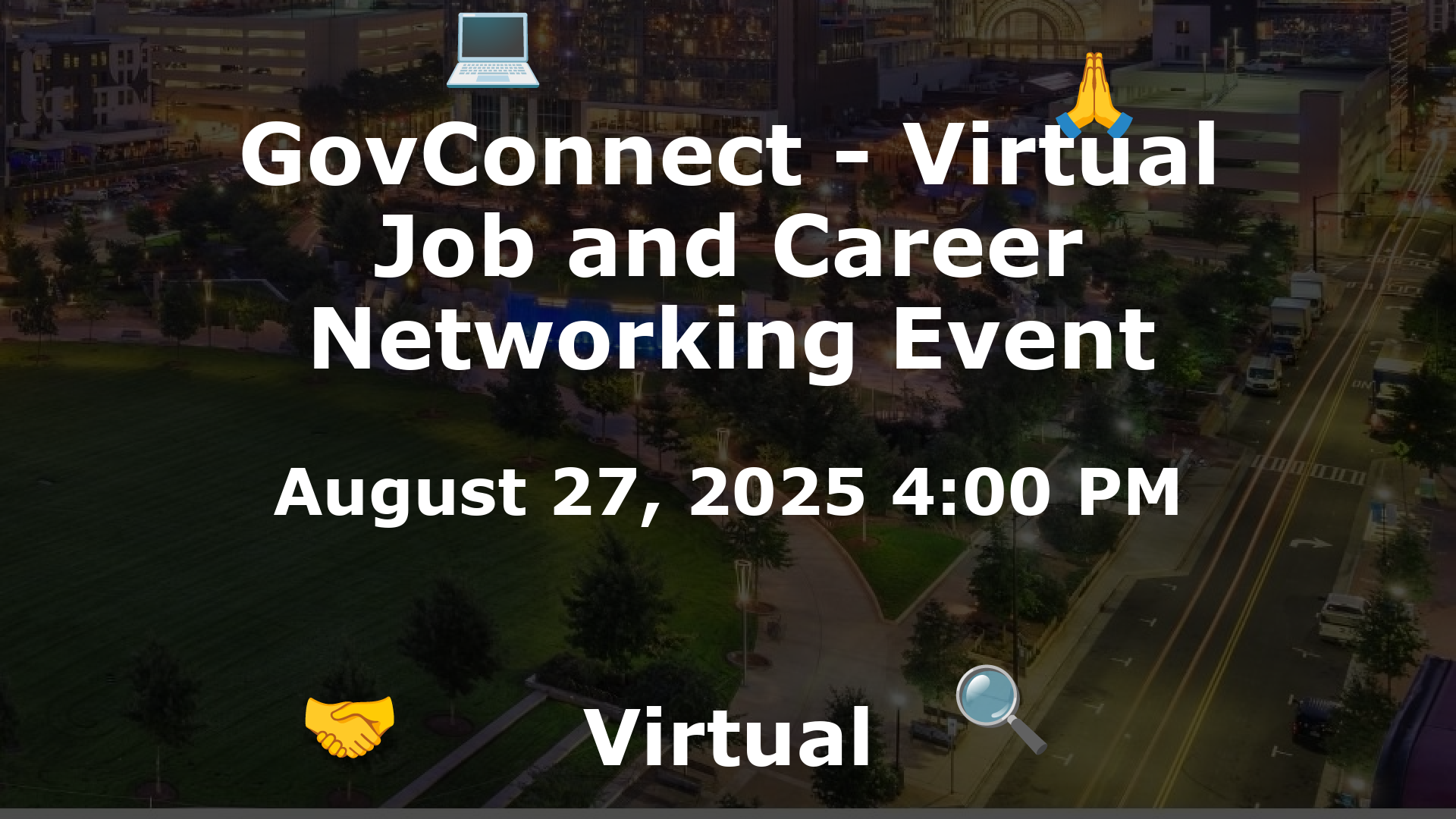 GovConnect - Virtual Job and Career Networking Event event image